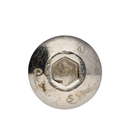 1 x Metallschrauben Flachrundschraube mit Innensechskant M10x60 Mit Gewinde 32 Klasse 10.9 Schraubenschlüssel 6