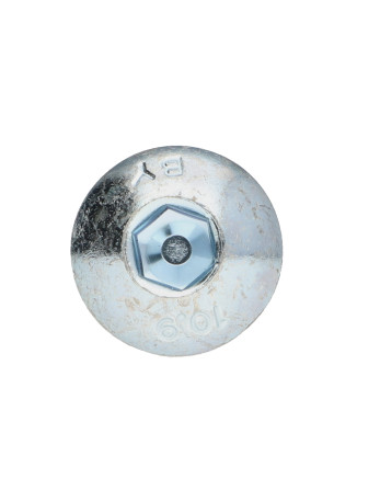 1 x Metallschrauben Flachrundschraube mit...