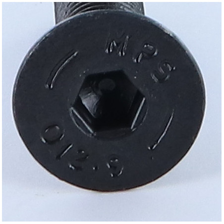 1 x Metallschrauben Innensechskant mit flachem Kopf M10x40 Klasse 12.9 Schraubenschlüssel 6 Rohstahl
