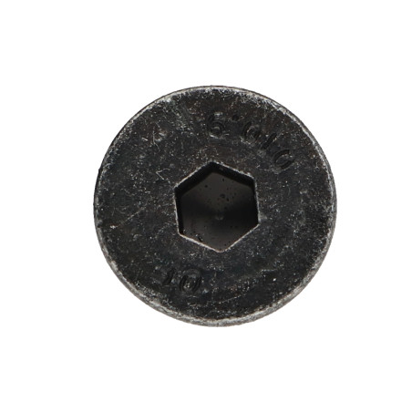 1 x Metallschrauben Innensechskant mit flachem Kopf Schraubenschlüssel 5 M8x25 Gesamtgewinde Klasse 10.9 Stahl schwarz