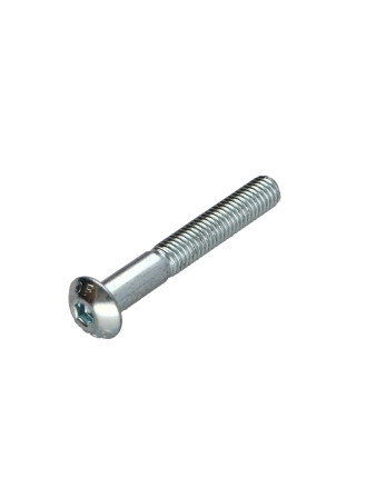 1 x Metallschrauben Flachrundschraube mit...