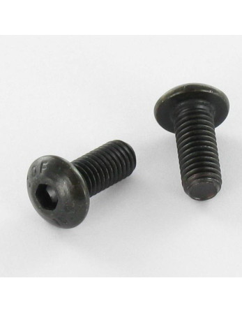 1 x Metallschrauben Flachrundschraube mit...