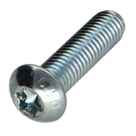1 x Metallschrauben Flachkopf T40 M8X35 Klasse 10.9 Verzinkt