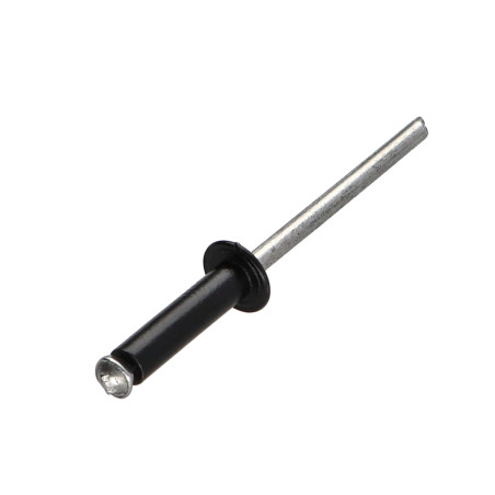 1 x Nieten geschält GOSTAR Aluminium Stahlgewinde Standard-Rundkopf 4,8 x 30 Schwarz