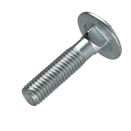 1 x Schlossschraube M8X35 Teilgewinde Klasse 8.8 Verzinkt