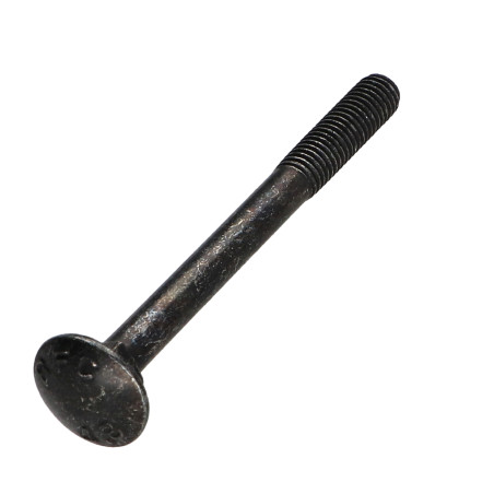 1 x Schlossschraube M5X55 Teilgewinde Stahl schwarz verzinkt