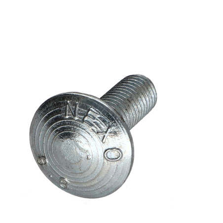 1 x Schlossschraube M10x30 Teilgewinde Klasse 8.8 Verzinkt