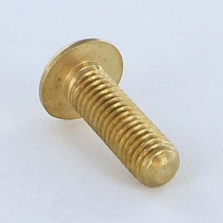 1 x Metallschrauben Flachrundschraube mit Innensechskant M5x16 Schraubenschlüssel 3 Messing