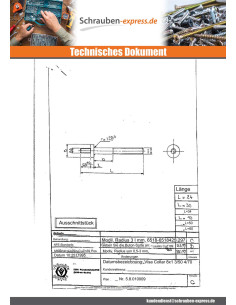 Schraube Kreuzschlitz Messing 8x24 M3/50 M4/70 2