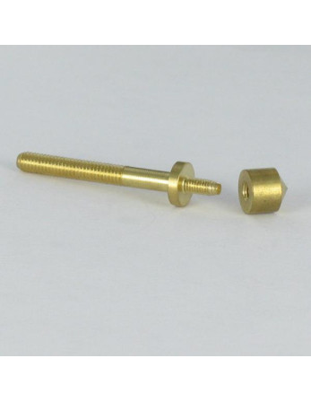 1 x Kreuzschlitzschraube Messing 8x40 Mit...