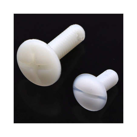 1 x Schraube Flachrundkopfschraube natürlich nylon Polyamid 6.6 M8X8