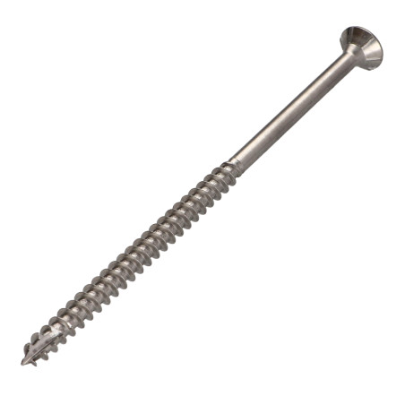 1 x Spanplattenschrauben TEKOR Edelstahl A2 Senkkopfschraube Gezahnt T25 6x120 Mit Gewinde 70 cut Bohrspitze mit Typ 17