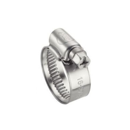 1 x Schlauchschelle unperforiertes Band mit 12 mm Durchmesser 32 für 50 Zinkstahl W1