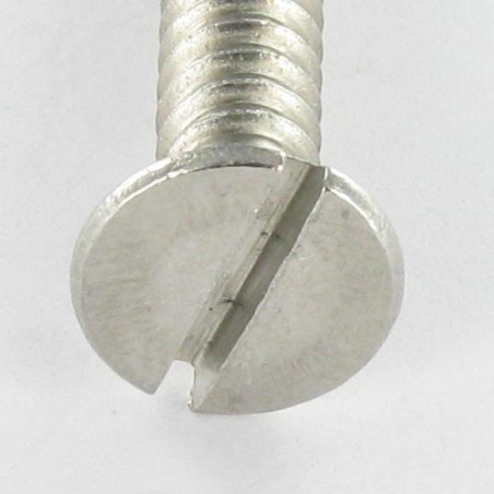 1 x Blechschraube Edelstahl A2 Senkkopfschraube Gespalten 4,8 x 25