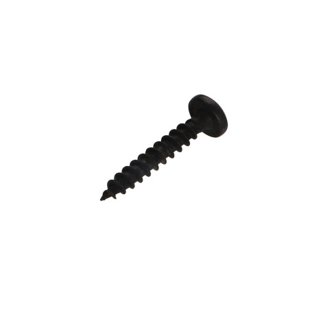 1 x Spanplattenschrauben Edelstahl A2 Schwarz Rundkopf Pozi 4x25