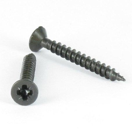 1 x Spanplattenschrauben Edelstahl A2 Senkkopfschraube Pozi 4,5 x 35 Schwarz