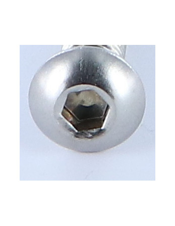 1 x Metallschrauben Flachrundschraube mit...