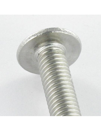 1 x Metallschrauben Flachrundschraube mit...