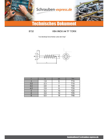 1 x Spanplattenschrauben Senkkopfschraube 5x100...