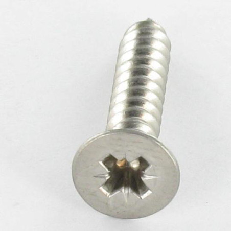 1 x Blechschraube Edelstahl A2 Senkkopfschraube Pozi 3,9 x 19
