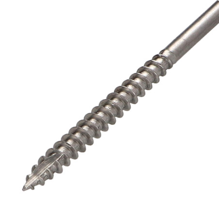 1 x Spanplattenschrauben TEKOR Edelstahl A2 Senkkopfschraube Gezahnt T20 4x60 Mit Gewinde 35 cut Bohrspitze mit Typ 17