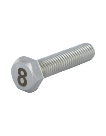 1 x Metallschrauben Sechskantkopf 8x35...