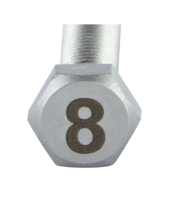 1 x Metallschrauben Sechskantkopf 8x35...