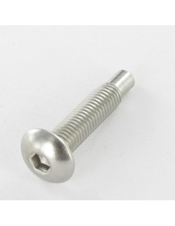 1 x Metallschrauben Flachrundkopfschraube...