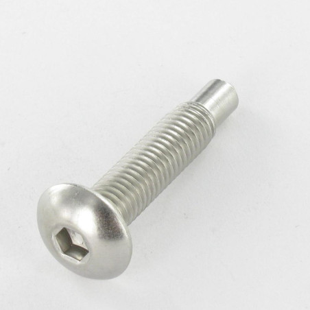 1 x Metallschrauben Flachrundkopfschraube Innensechskant Edelstahl A2 M8X40 Spitze 6x9 Schraubenschlüssel 5
