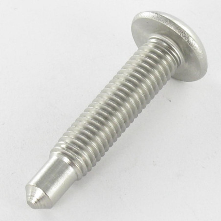 1 x Metallschrauben Flachrundkopfschraube Innensechskant Edelstahl A2 M8X40 Spitze 6x9 Schraubenschlüssel 5