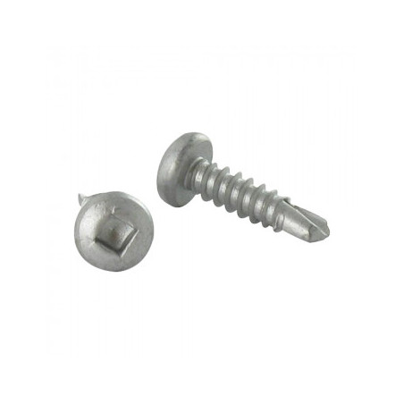 1 x Selbstbohrende Schrauben Edelstahl A2 Zylindrischer Flachkopf Carr 4,8X13