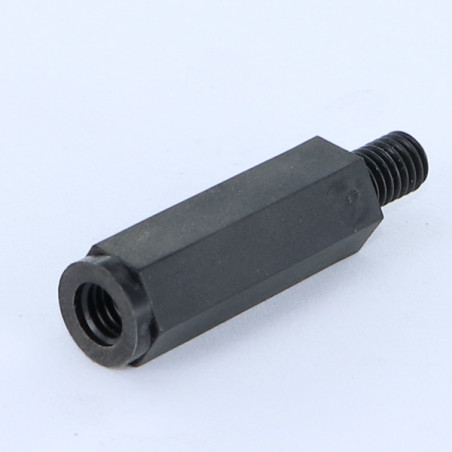 1 x Kupplungsmutter Sechskant Männlich weiblich M3X10 Schraubenschlüssel 6 MÄNNLICH 8 mm Nylon