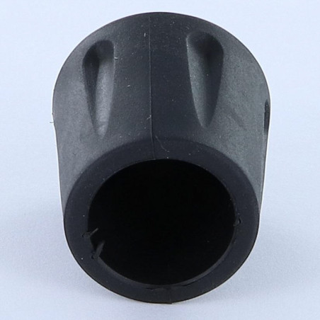 1 x Runder Biteinsatz aus Gummi Schwarz Für Tube 20 für 21