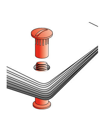 1 x Klemmschraube M4x15 Durchmesser Tube 5...