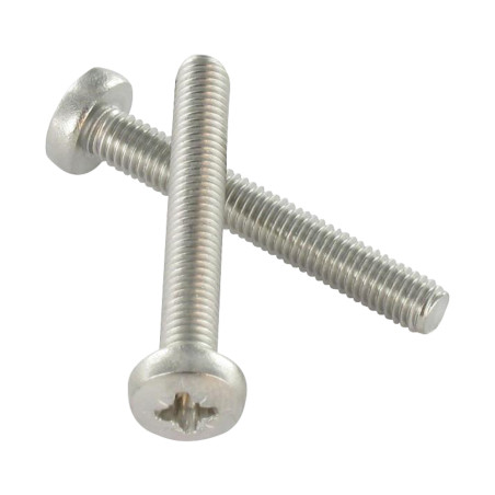 1 x Metallschrauben breitem gewölbtem kopf Pozi PZ4 M6x20 Edelstahl A4