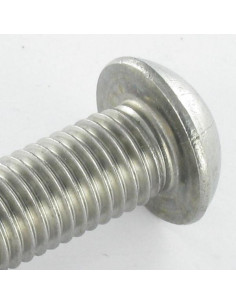 Metallschrauben Edelstahl A2 Flachrundschraube mit... 2
