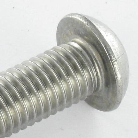 1 x Metallschrauben Edelstahl A2 Flachrundschraube mit Innensechskant M8X30 Gesamtgewinde Schraubenschlüssel 5