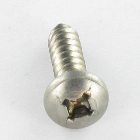 1 x Blechschraube Edelstahl A2 Zylindrischer Flachkopf Vierkant-Kopf Phillips 4,8 x 38