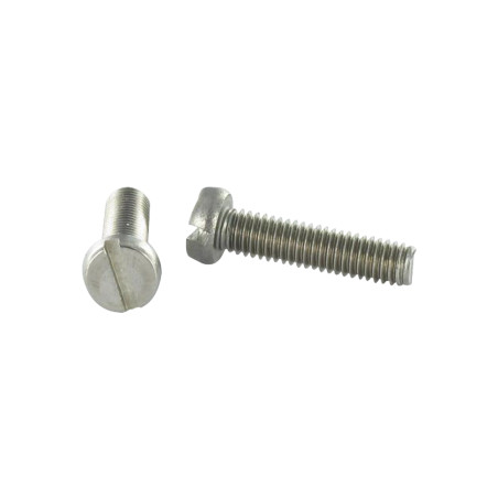 1 x Metallschrauben Edelstahl A2 Zylindrischer Flachkopf Gespalten M2X14 Mikroschrauben
