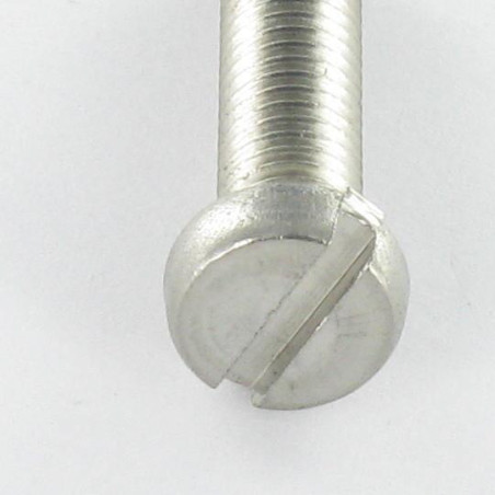 1 x Metallschrauben Edelstahl A2 Zylindrischer Flachkopf Gespalten M2X14 Mikroschrauben