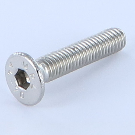 1 x Metallschrauben Innensechskant mit flachem Kopf Schraubenschlüssel 5 M8X30 Gesamtgewinde Edelstahl A4