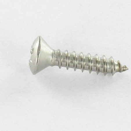 1 x Blechschraube Flacher Senkkopf Pozi 3,5 x 25 Edelstahl A4