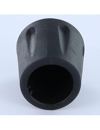 1 x Runder Biteinsatz aus Gummi Schwarz Für...