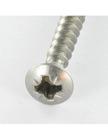 1 x Spanplattenschrauben Edelstahl A2 Flacher...
