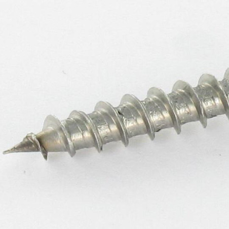 1 x Spanplattenschrauben Edelstahl A2 Flacher Senkkopf Pozi 4x50