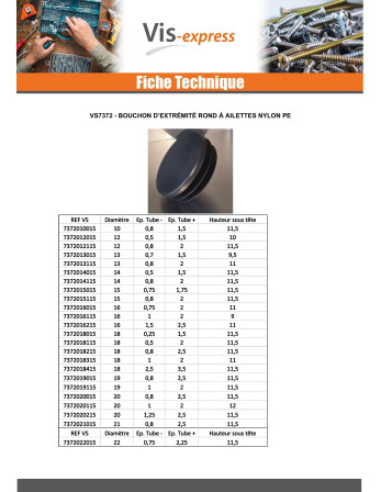 1 x Runder Stopfen für Röhrchen Durchmesser...