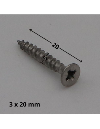 1 x Spanplattenschrauben Edelstahl A2...