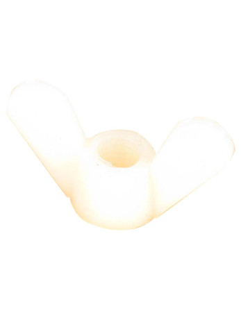 1 x Flügelmutter natürlich nylon M4
