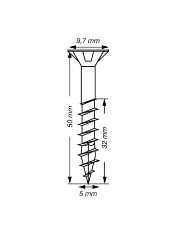1 x Spax T-STAR MEHR Senkkopfschraube T20...