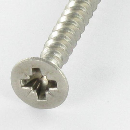 1 x Spanplattenschrauben Senkkopfschraube Pozi PZ2 3x30 Gesamtgewinde Edelstahl A4 Mikroschrauben